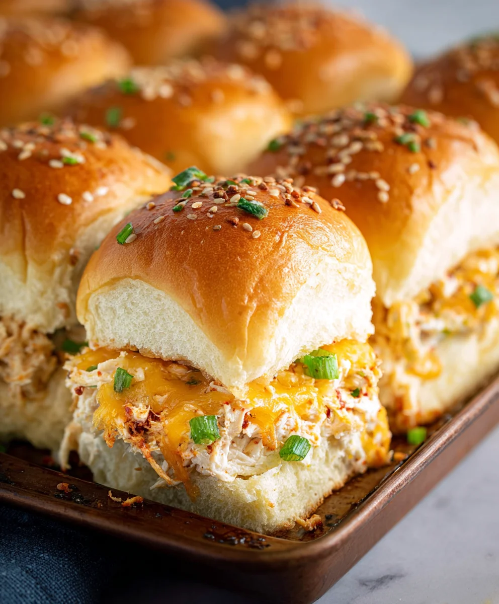 Easy Crack Chicken Sliders - Hawaiian Roll Recipe