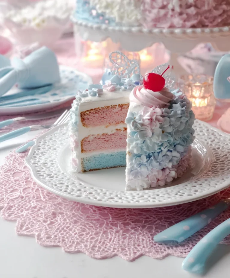 Dreamy Pink Blue Coquette Party Bites-Sweet Treats
