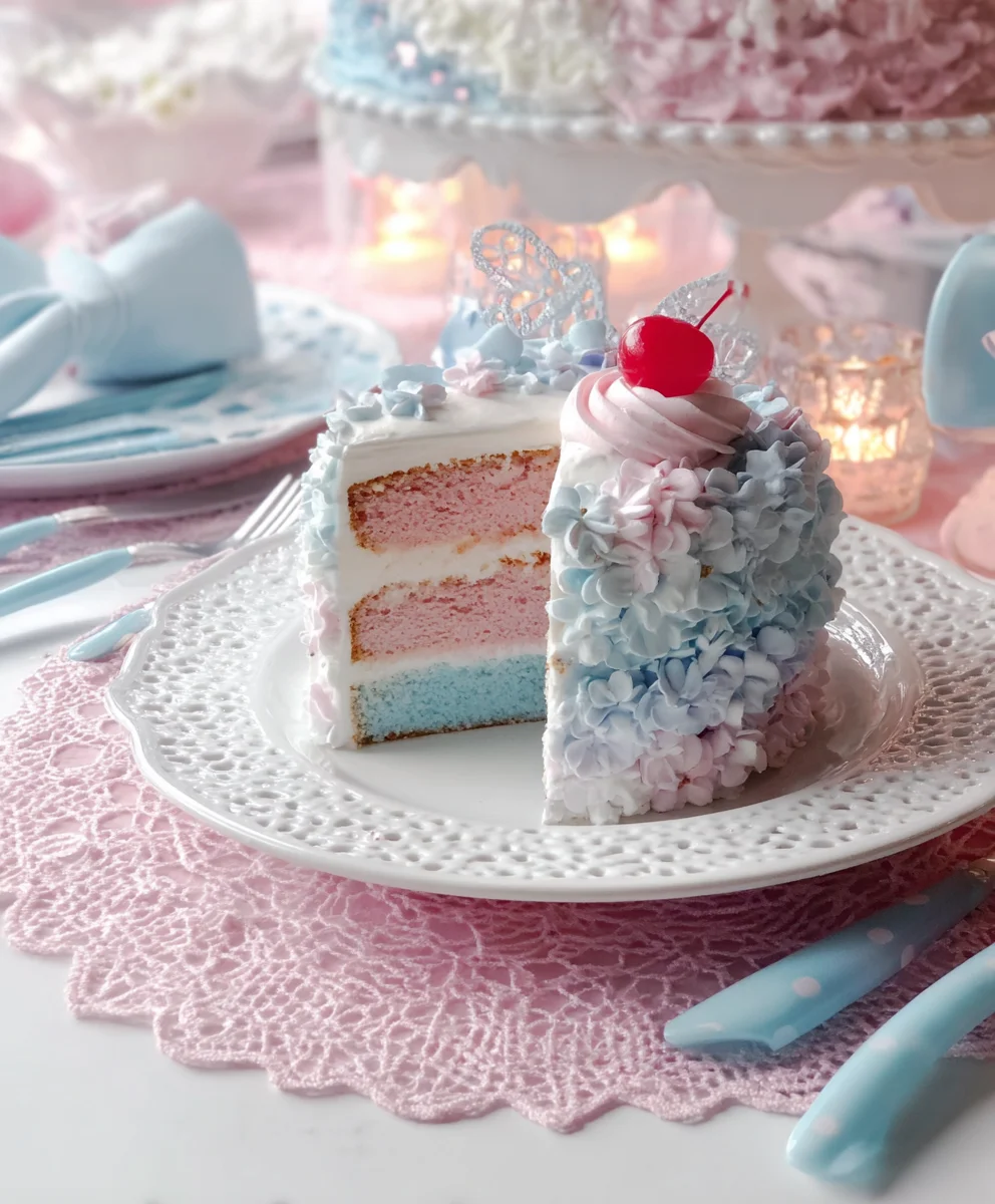 Dreamy Pink Blue Coquette Party Bites-Sweet Treats