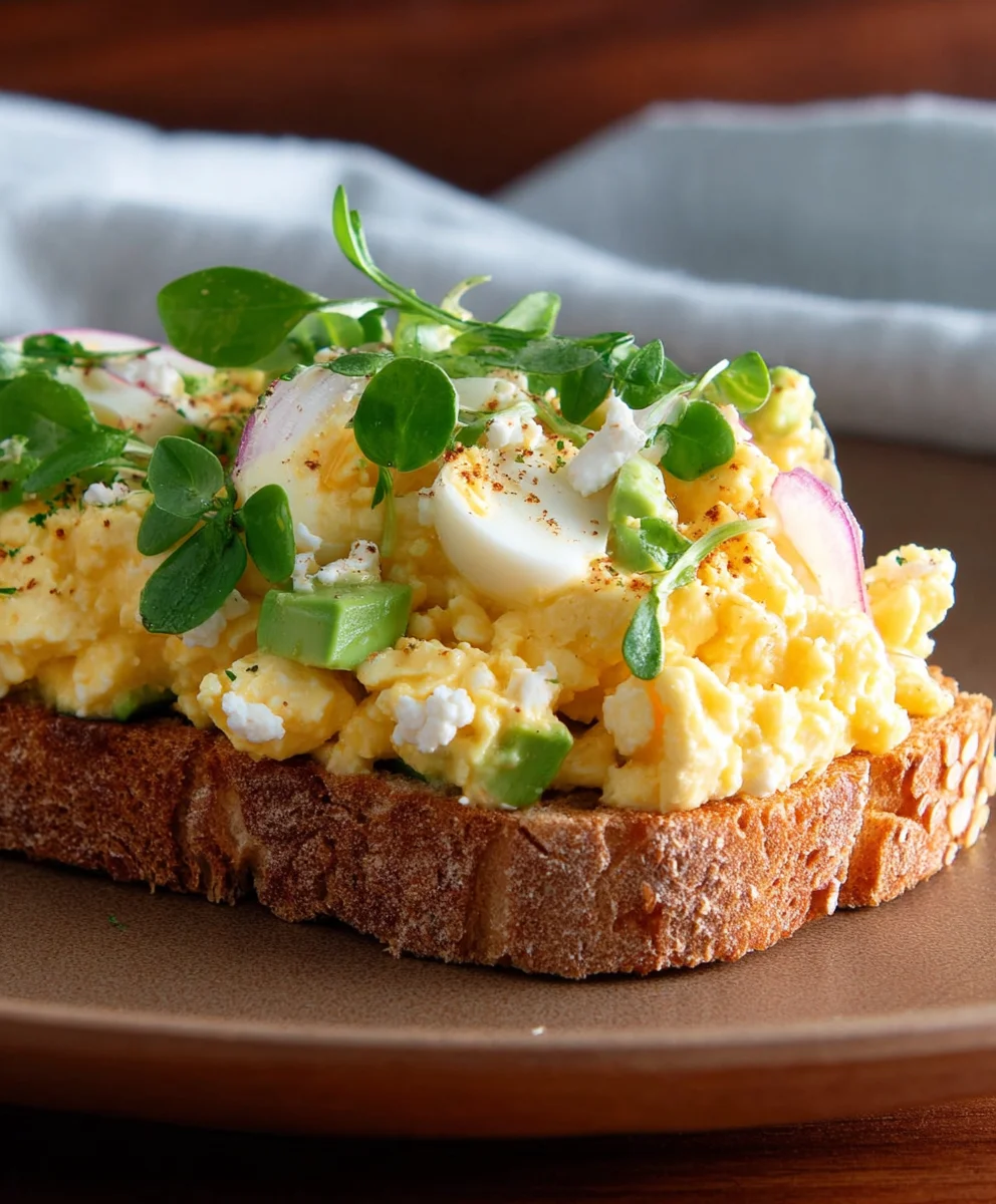 Healthy Cottage Cheese Egg Salad - Mayo Free