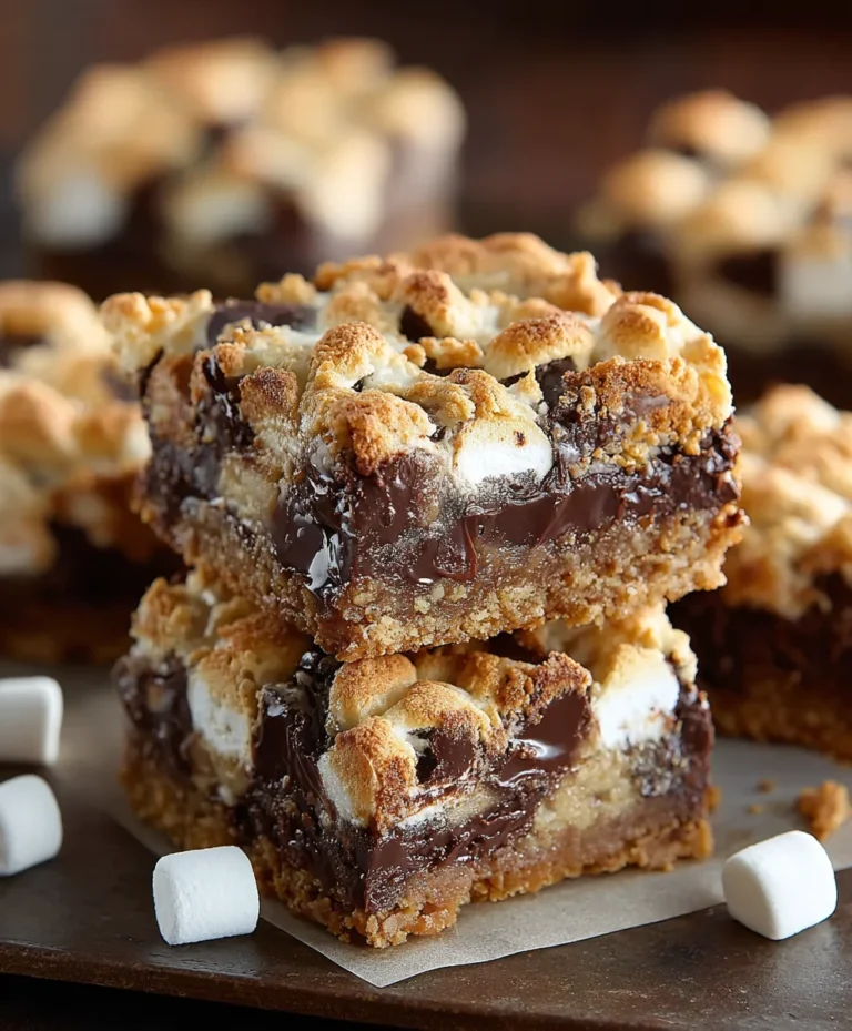Smores Seven Layer Bars- Easy Dessert Recipe