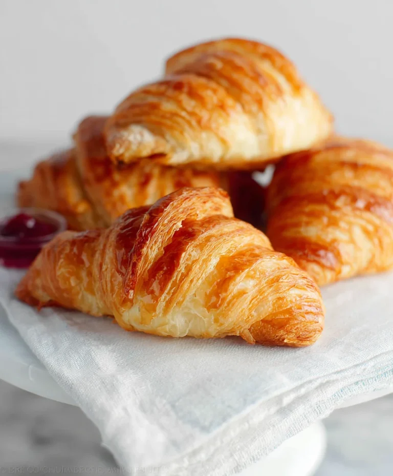 Flaky Homemade Croissants-Easy Recipe
