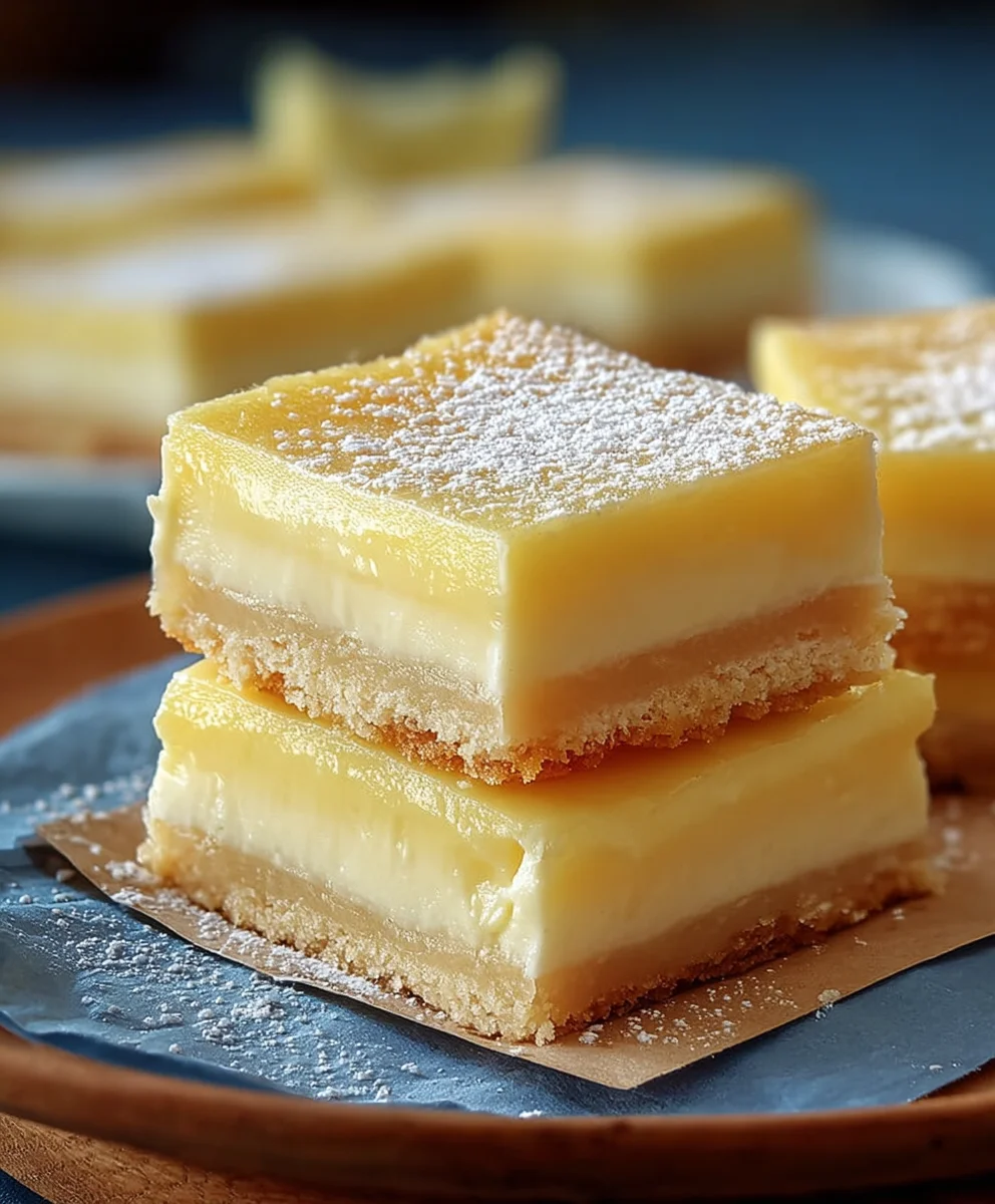 Easy Vanilla Custard Cream Squares Recipe