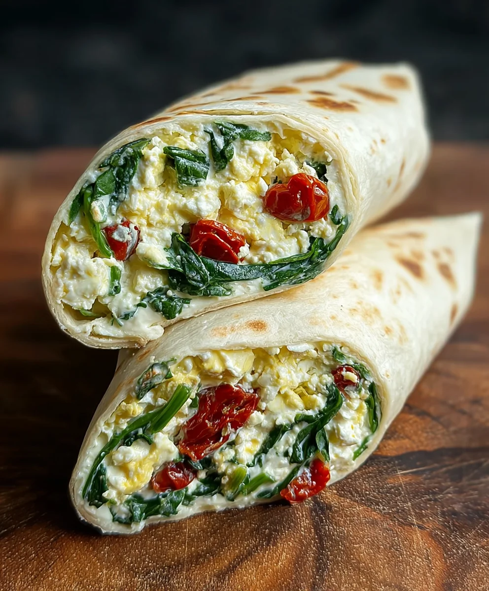 Copycat Spinach Egg White Feta Wrap - Starbucks Style