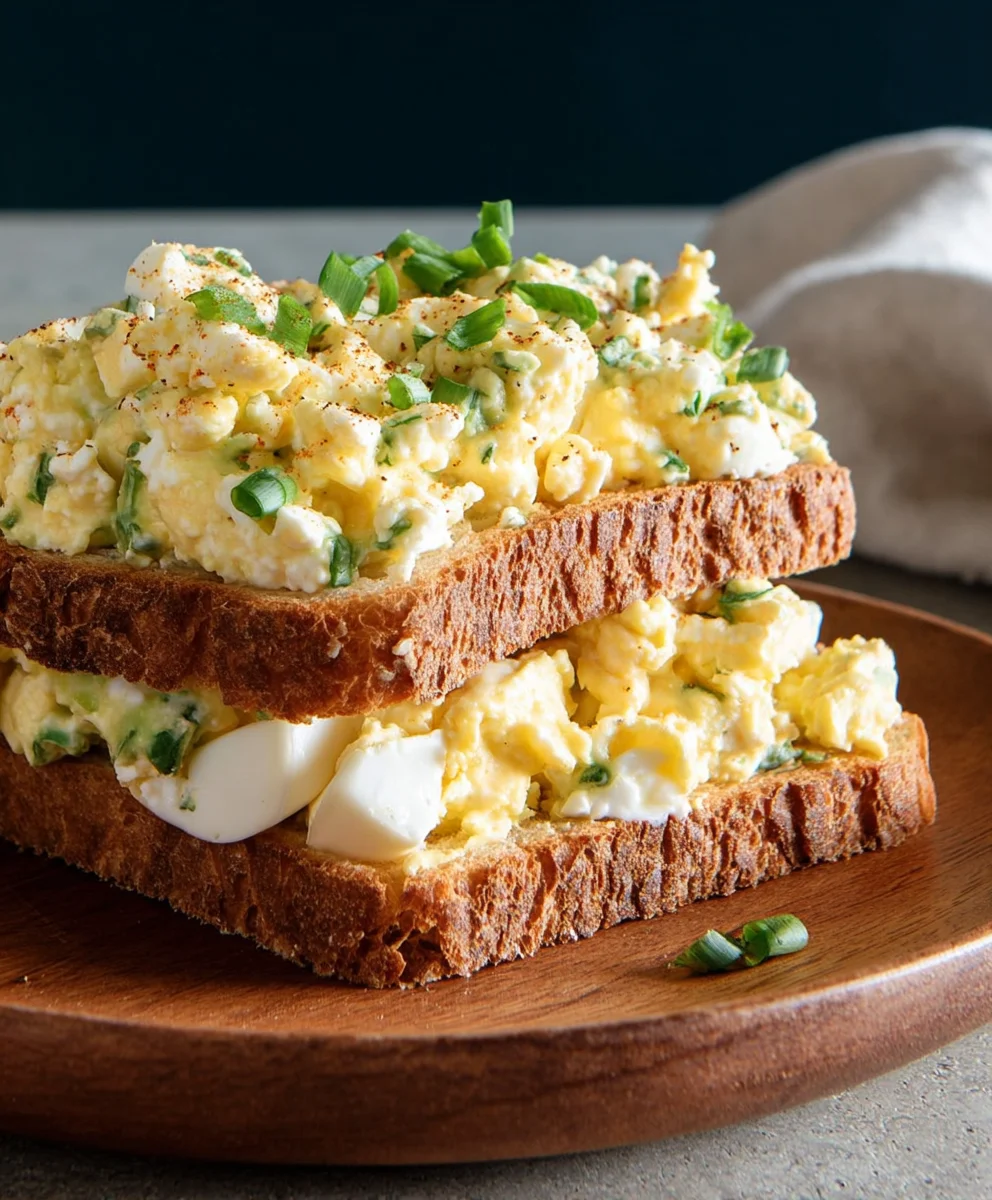 Healthy Cottage Cheese Egg Salad - Mayo Free