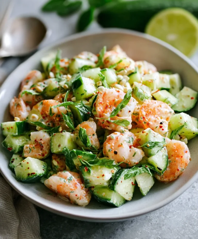 Refreshing Cucumber Shrimp Salad Recipe