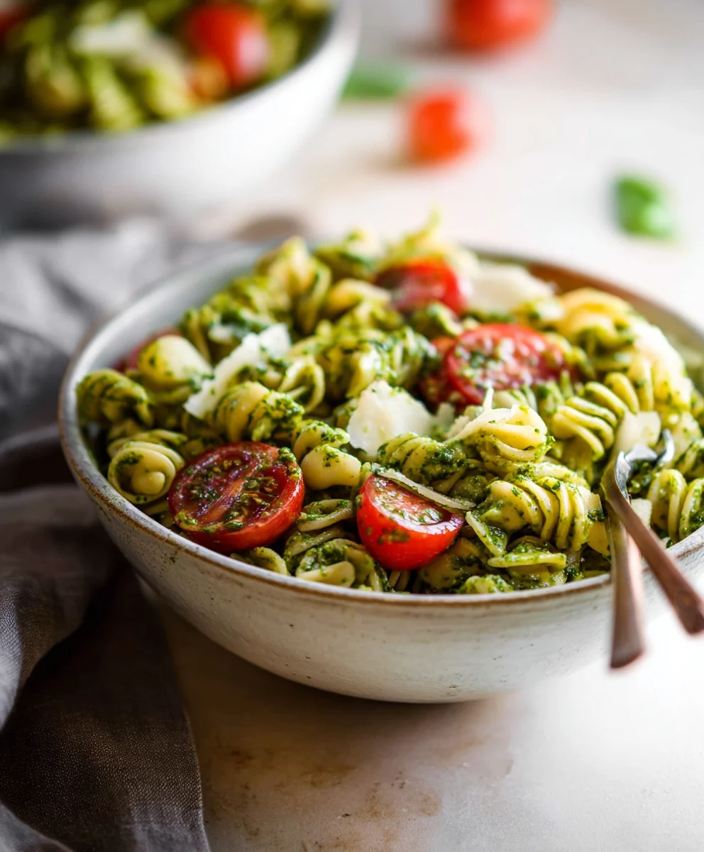 Easy Pesto Pasta Salad - Fresh & Flavorful Recipe