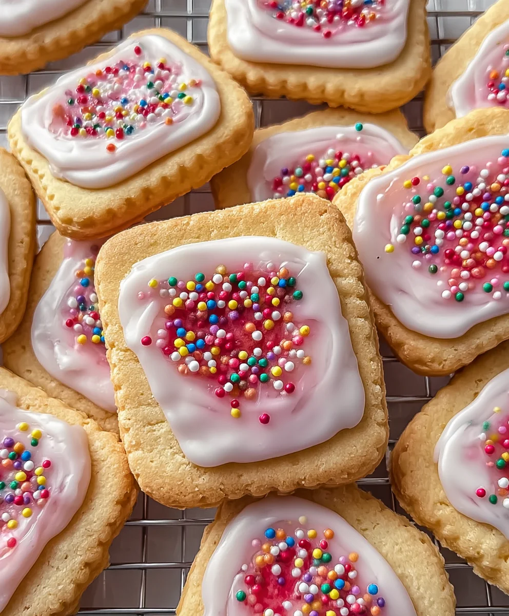 Frosted Pop-Tart Cookies - Easy Sweet Treat Recipe