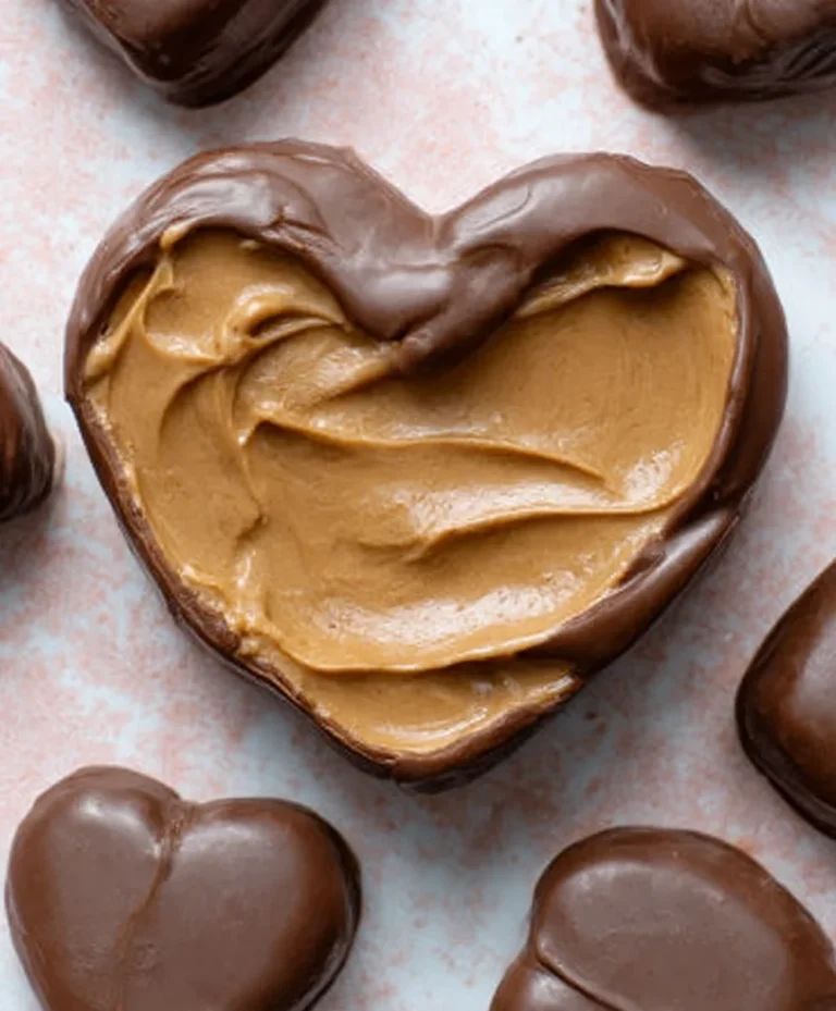 Chocolate Peanut Butter Vnon-alcoholic valentine Heart Non-Non-Alcoholic Alternative Treat
