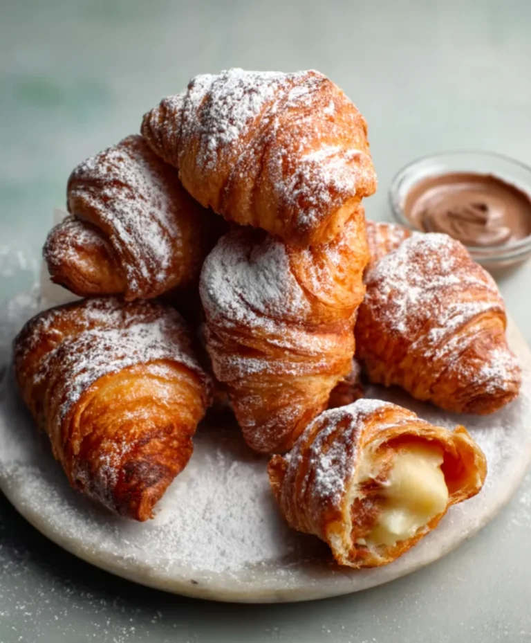 Fried Croissant Beignets – Easy Crispy Delight