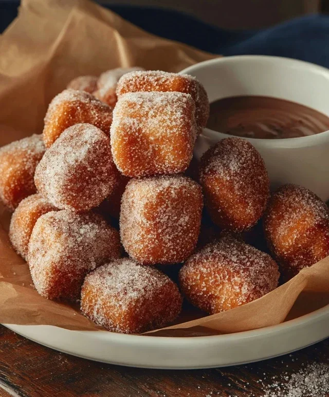 Sweet Air Fryer Churro Bites Recipe