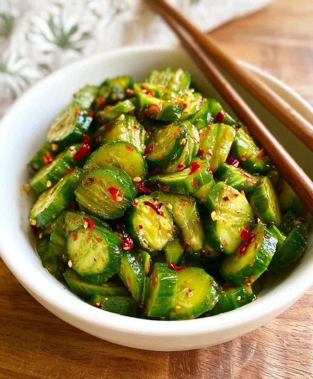 Spicy Asian Cucumber Salad