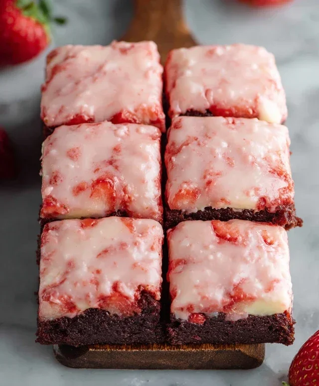 Strawberry Brownies