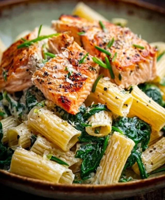 Salmon Spinach Pasta Dish: A Delicious and Nutritious Recipe to Try Today