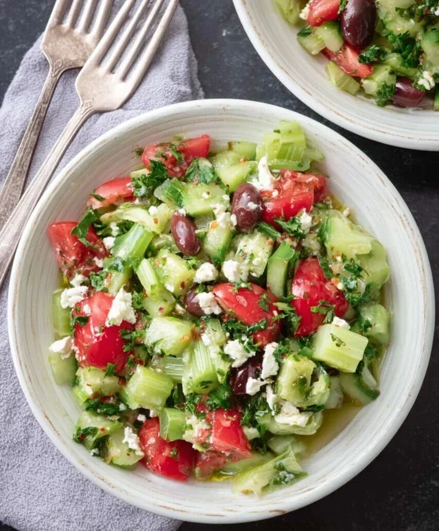 Mediterranean Celery Salad