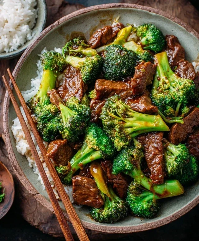 Chinese Beef and Broccoli (牛肉炒西兰花)