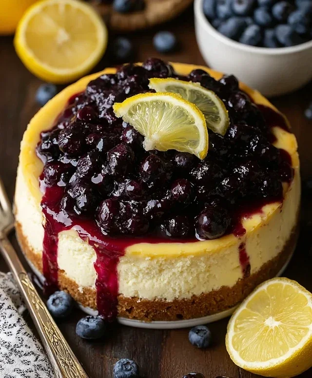 Lemon Blueberry Cheesecake