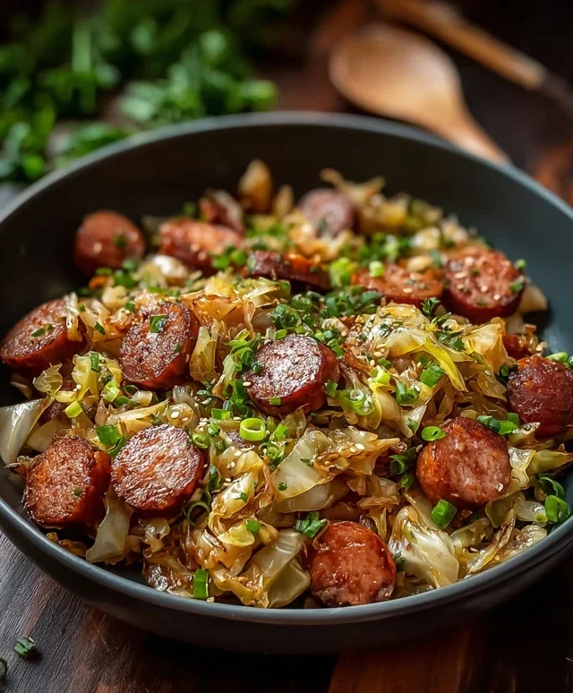 Easy Sausage and Cabbage Stir Fry