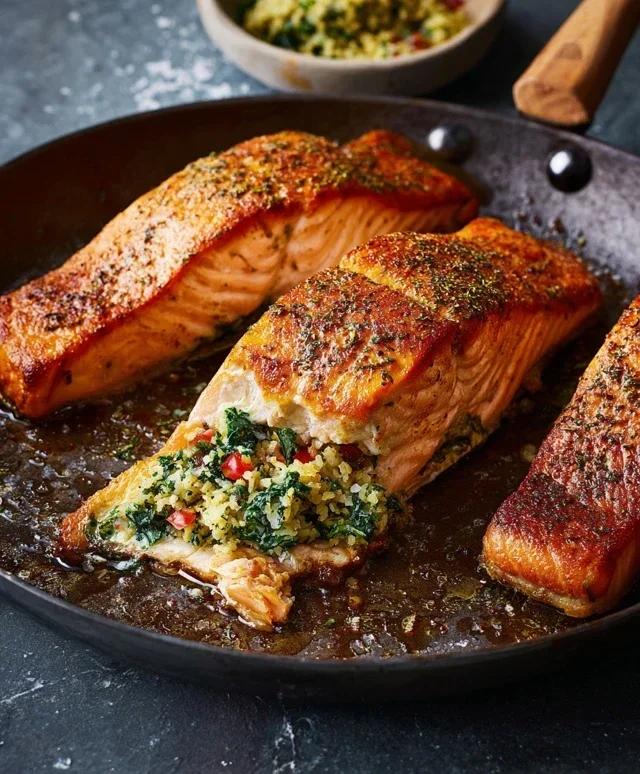 Stuffed Salmon