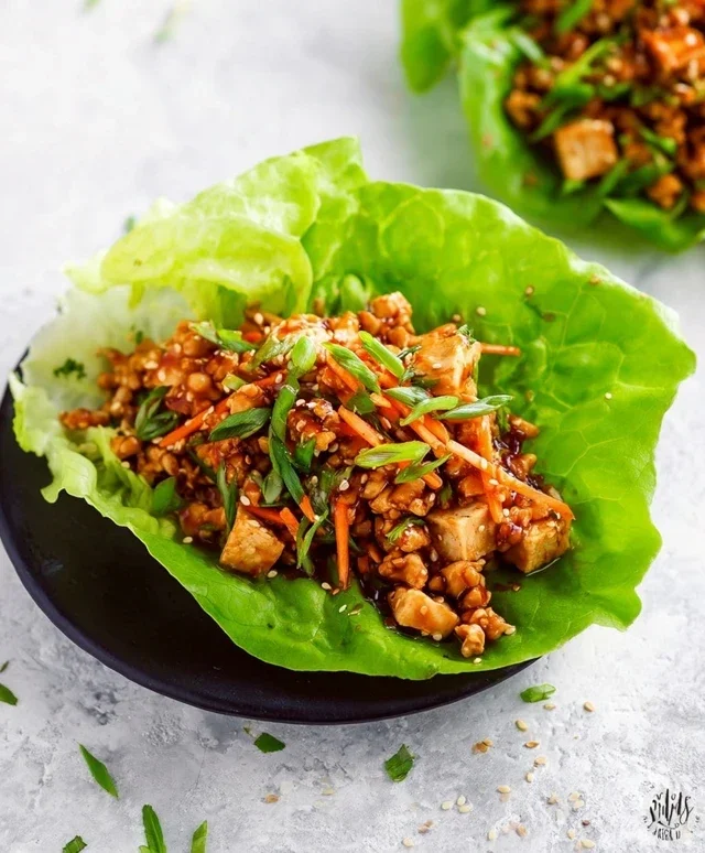 Tofu Lettuce Wraps