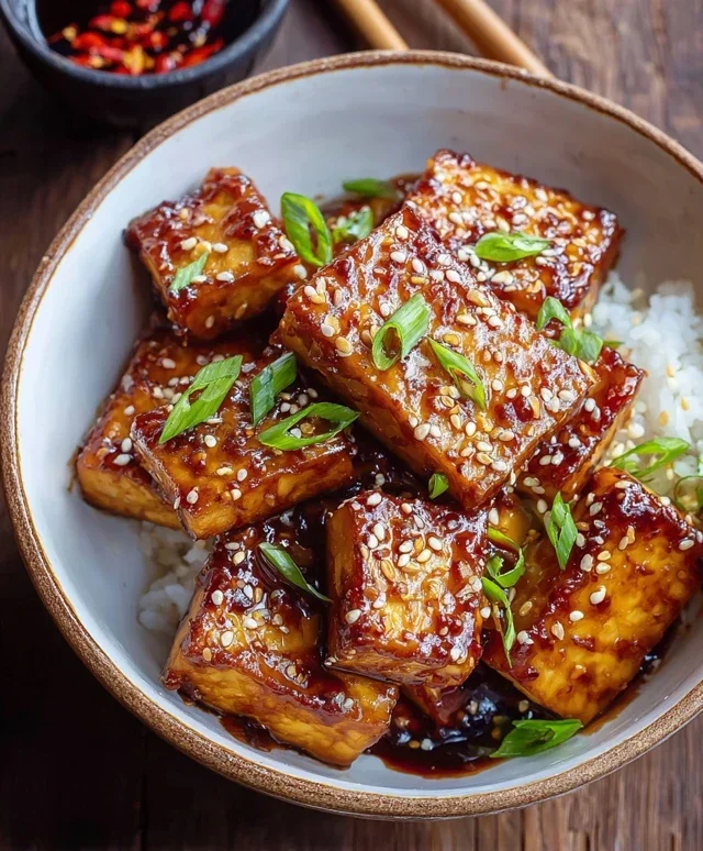 Crispy Sticky Tofu