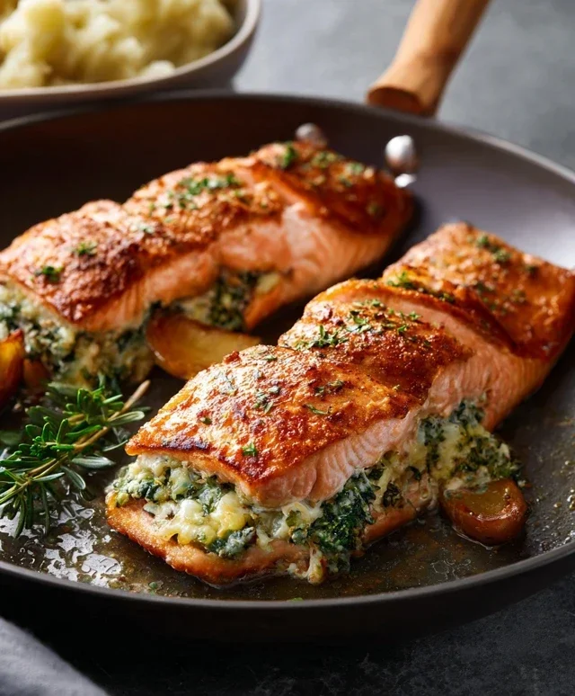 Stuffed Salmon