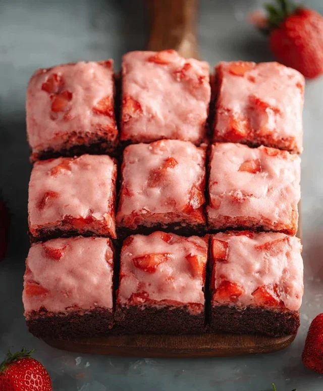 Strawberry Brownies