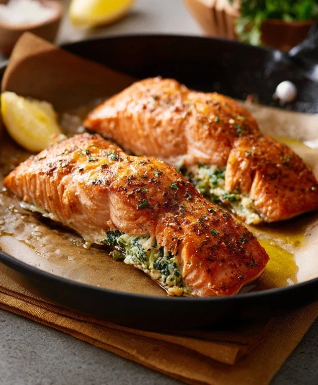 Stuffed Salmon