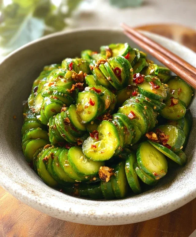 Spicy Asian Cucumber Salad