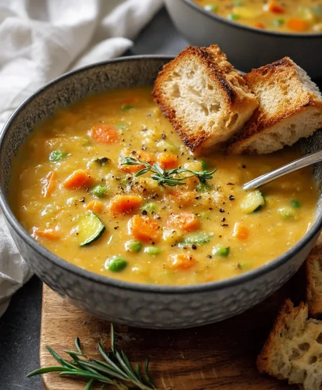 One-Pot Creamy Vegetable Soup