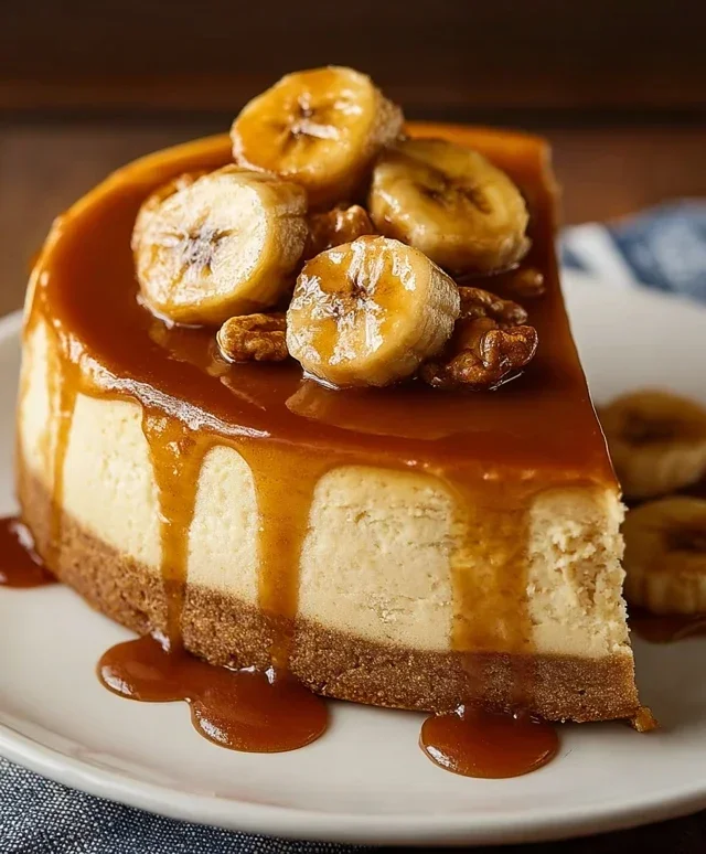 Bananas Foster Cheesecake
