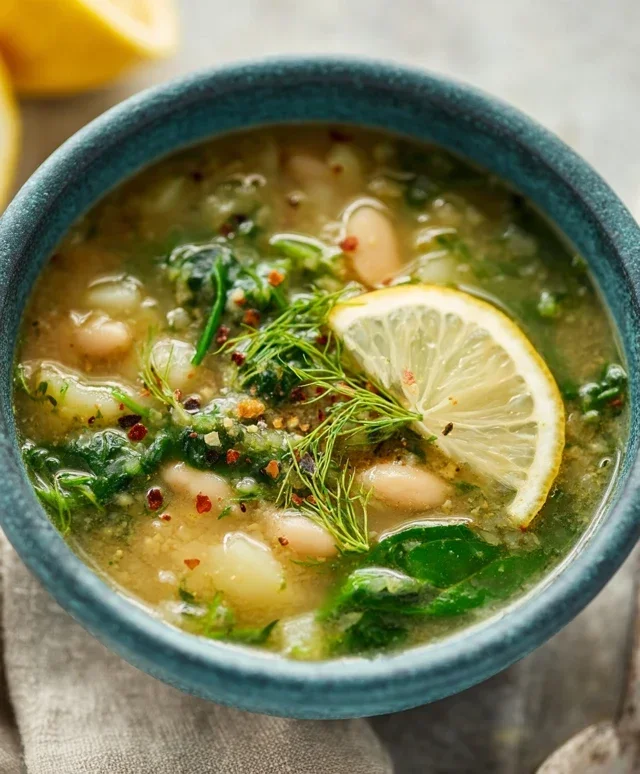 Lemon-Dill White Bean & Potato Soup