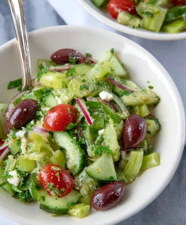 Mediterranean Celery Salad