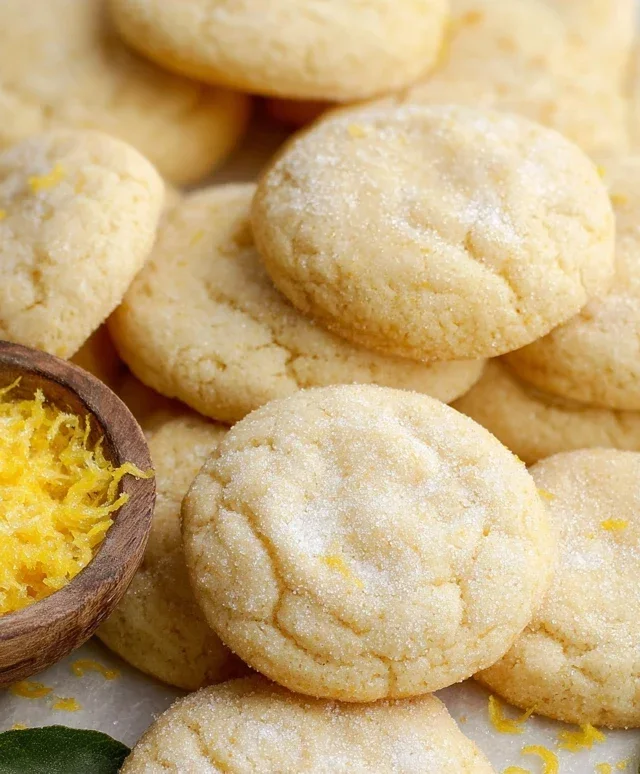 Soft & Chewy Lemon Cookies