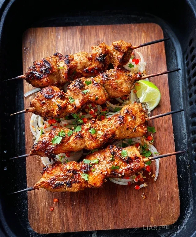 Bang Bang Chicken Skewers