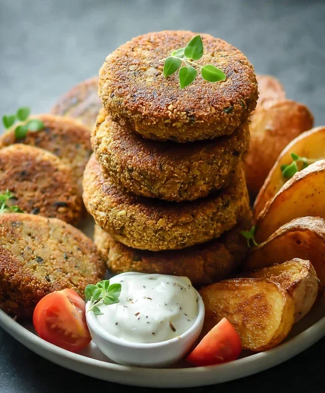 Easy 6-Ingredient Lentil Burgers