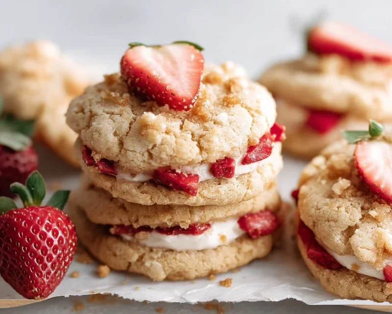 Strawberry Shortcake Cookies