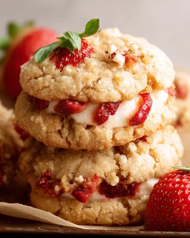 Strawberry Shortcake Cookies