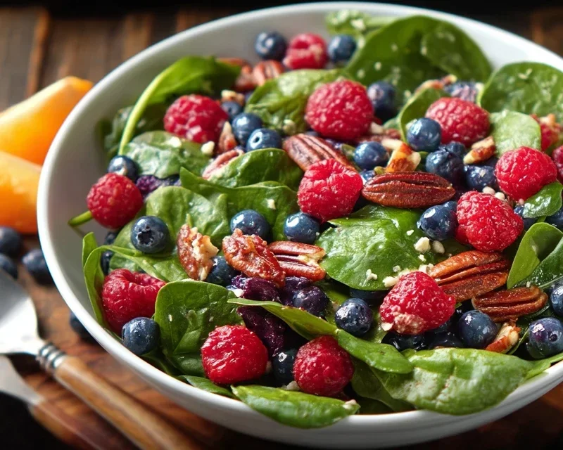 15-Minute Strawberry Spinach Salad