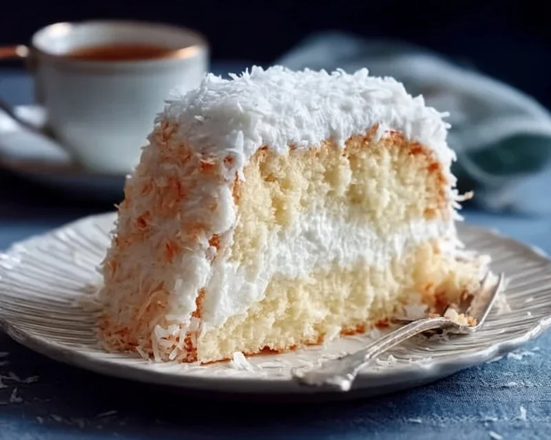 Sticky Coconut Cake