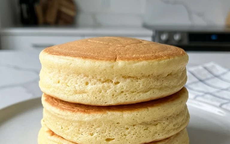 Fluffy Japanese Soufflé Pancakes