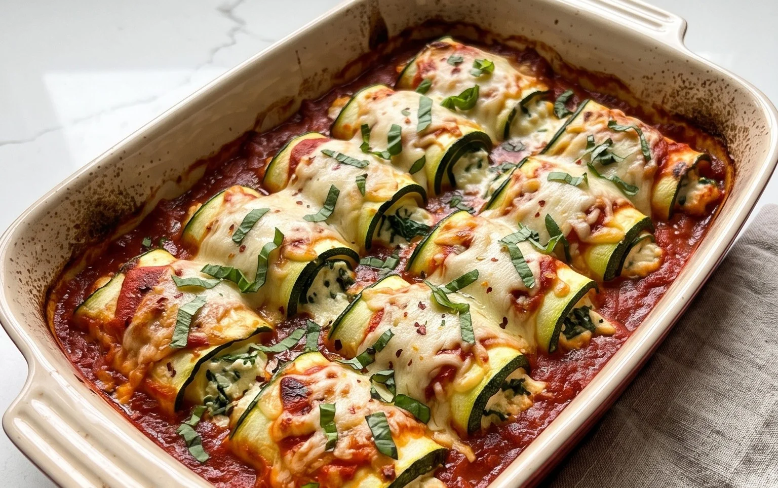 Vegan Zucchini Rollatini