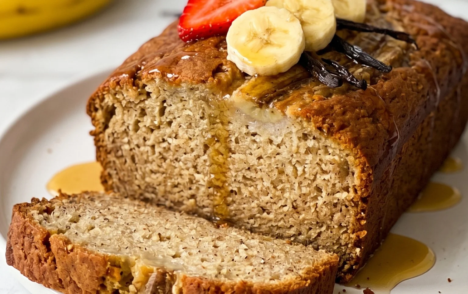 The BEST Honey Vanilla Banana Bread ~ Soft & Fluffy, Easy Recipe