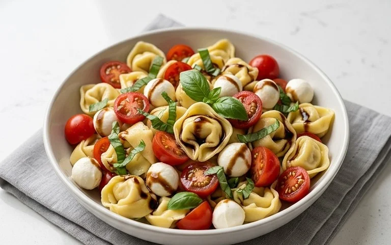 Tortellini Caprese Salad