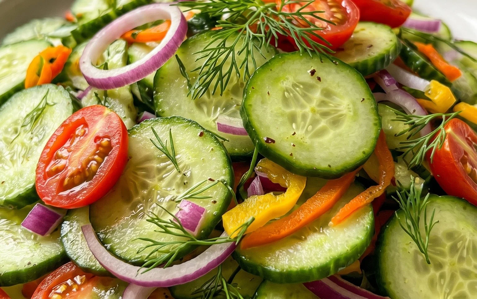 Polish Cucumber Salad