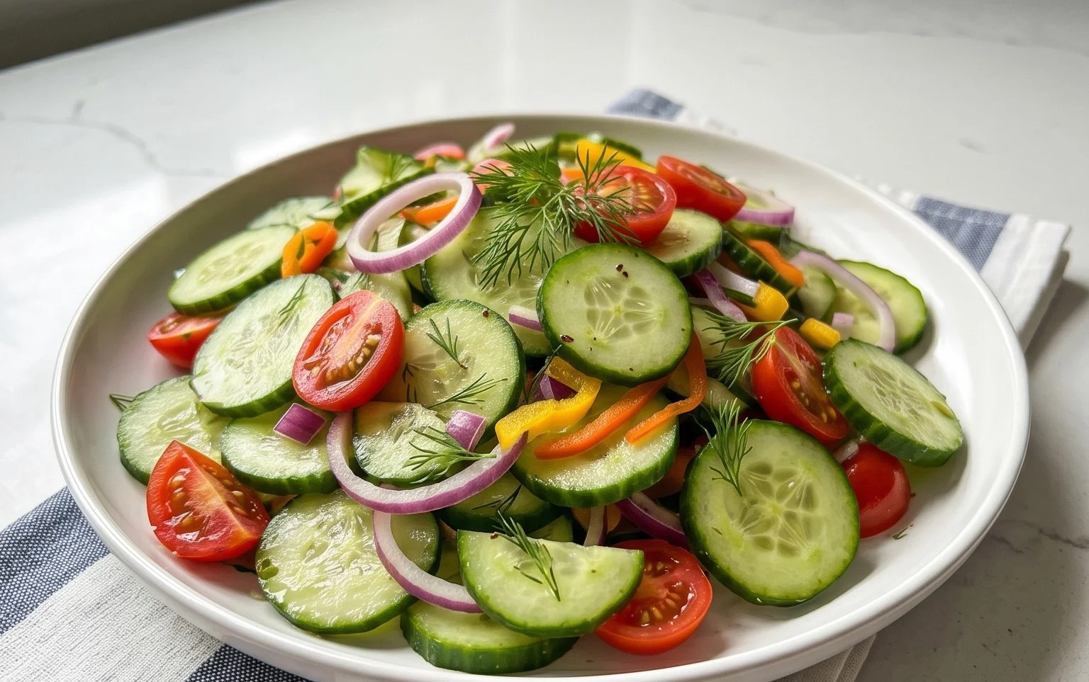 Polish Cucumber Salad