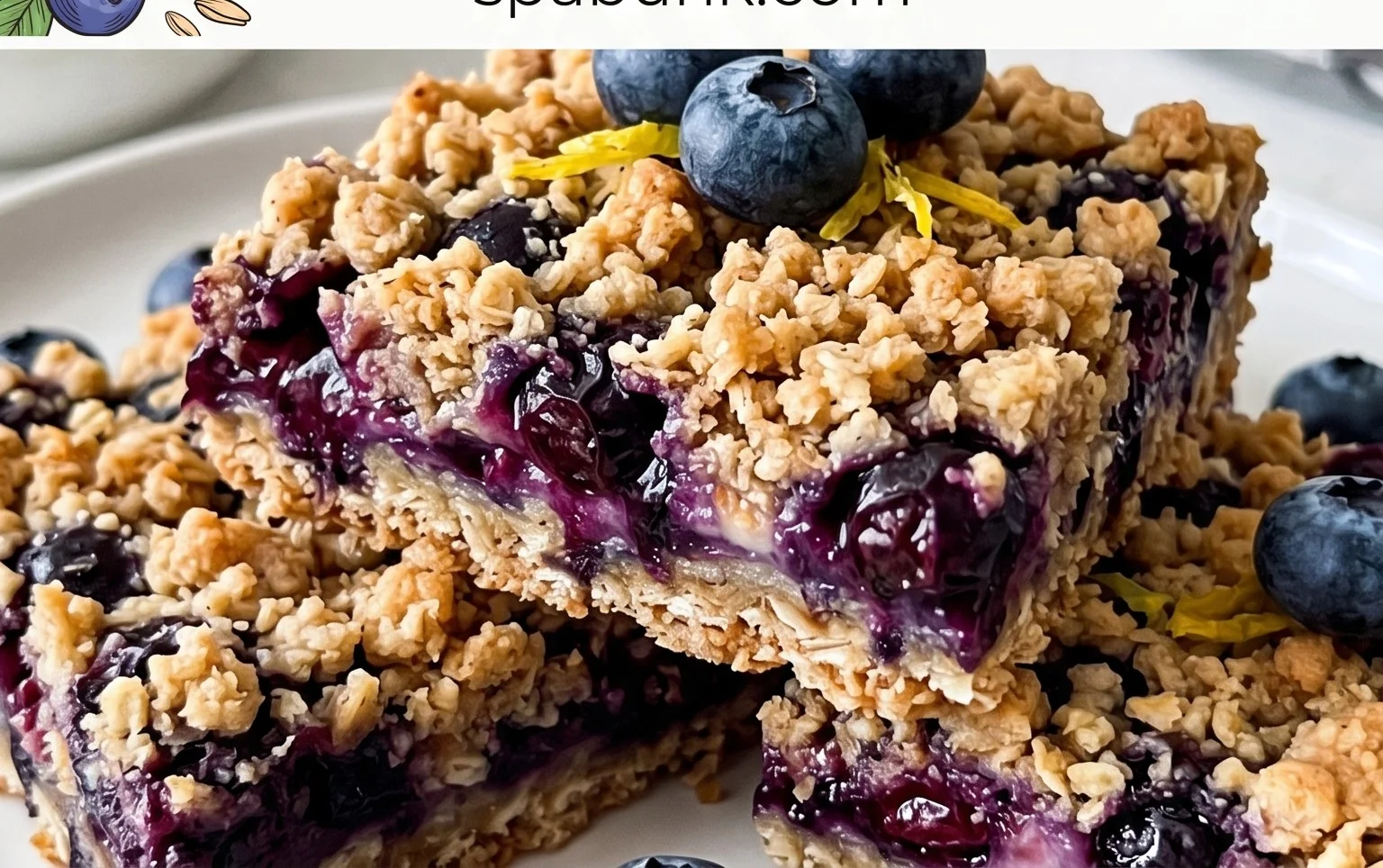 Blueberry Oatmeal Bars