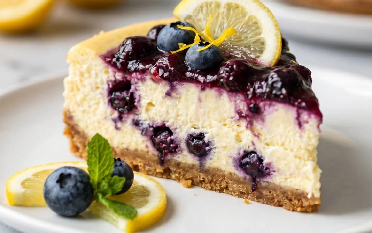 Lemon Blueberry Cheesecake