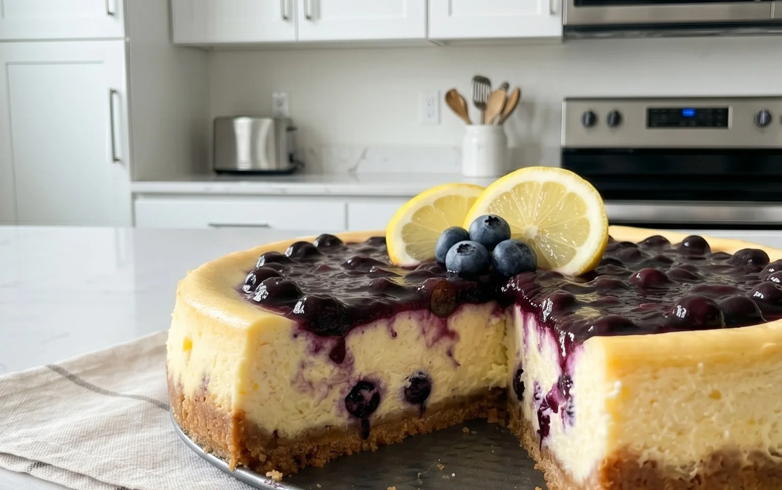 Lemon Blueberry Cheesecake