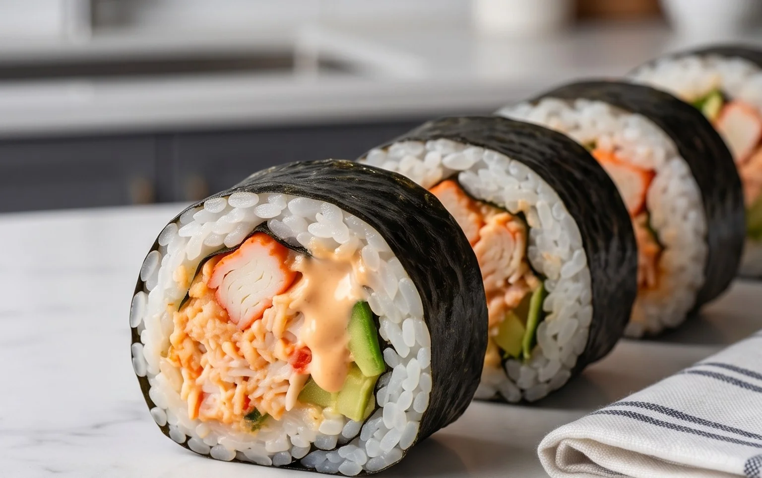 Kani Sushi (Spicy Crab Roll)